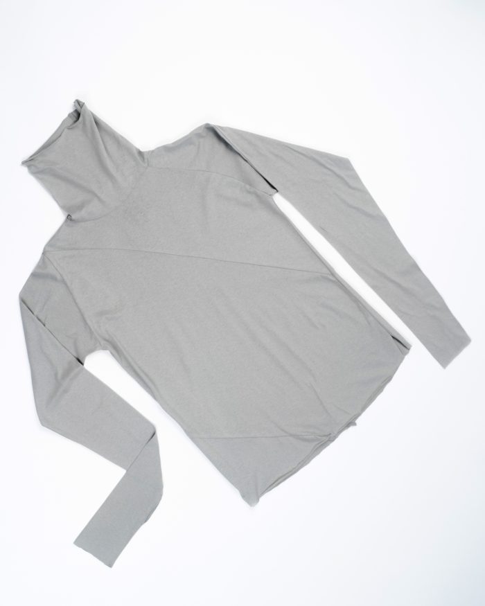 EXE CLOTHING Мъжка блуза с дълъг ръкав в сиво