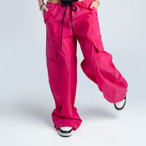 EXE CLOTHING Дамски панталон в цвят маджента