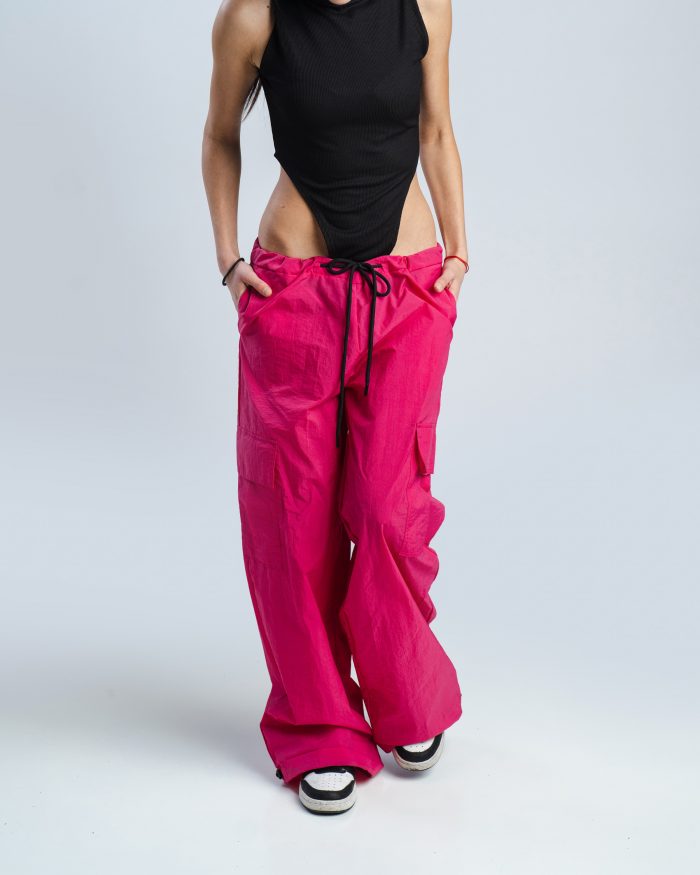 EXE CLOTHING Дамски панталон в цвят маджента