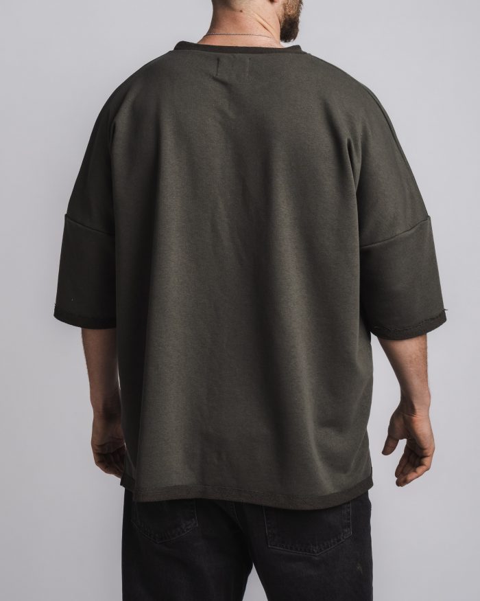 EXE CLOTHING тениска в тъмнозелено