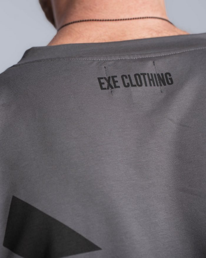 EXE CLOTHING сива тениска