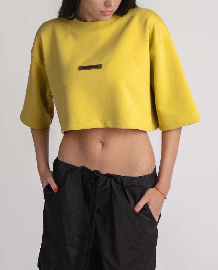 EXE CLOTHING дамска жълта тениска