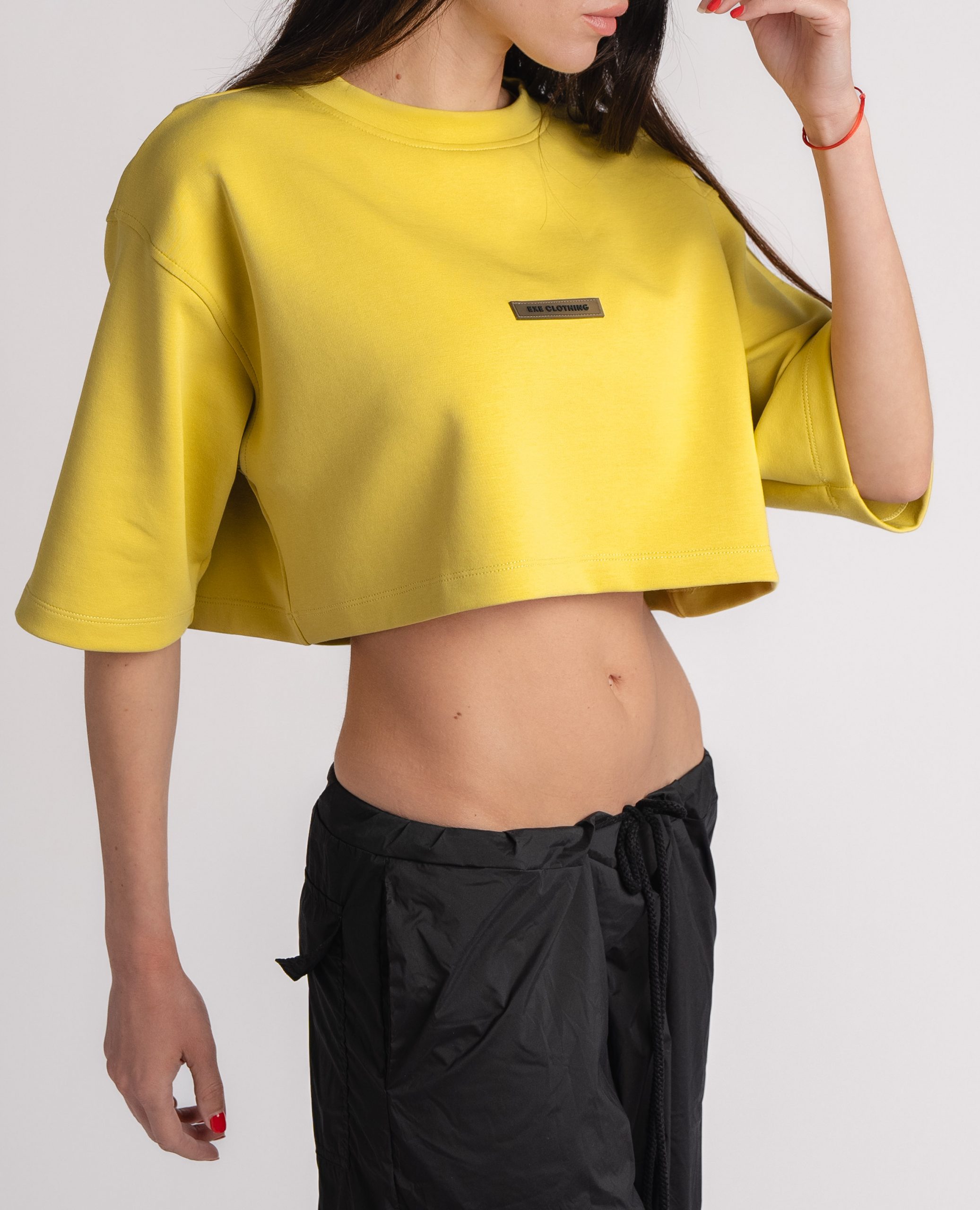 EXE CLOTHING дамска жълта тениска