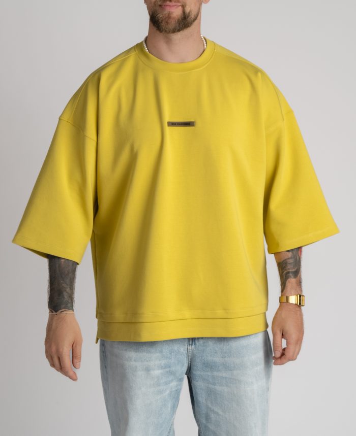 EXE CLOTHING мъжка жълта тениска